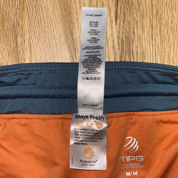 MPG Men's Aerate Lined Shorts with Zipper Pocket and Inner Pocket - Picture 3 of 8